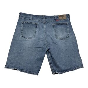 Wrangler 606WFRS Medium Wash Relaxed Fit Cotton Denim Jean Shorts Men's 38